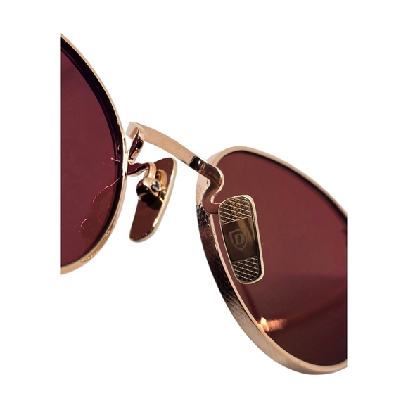 DITA LIMITED Round Sunglasses with Gold Frame and Red Lenses - Picture 5 of 6